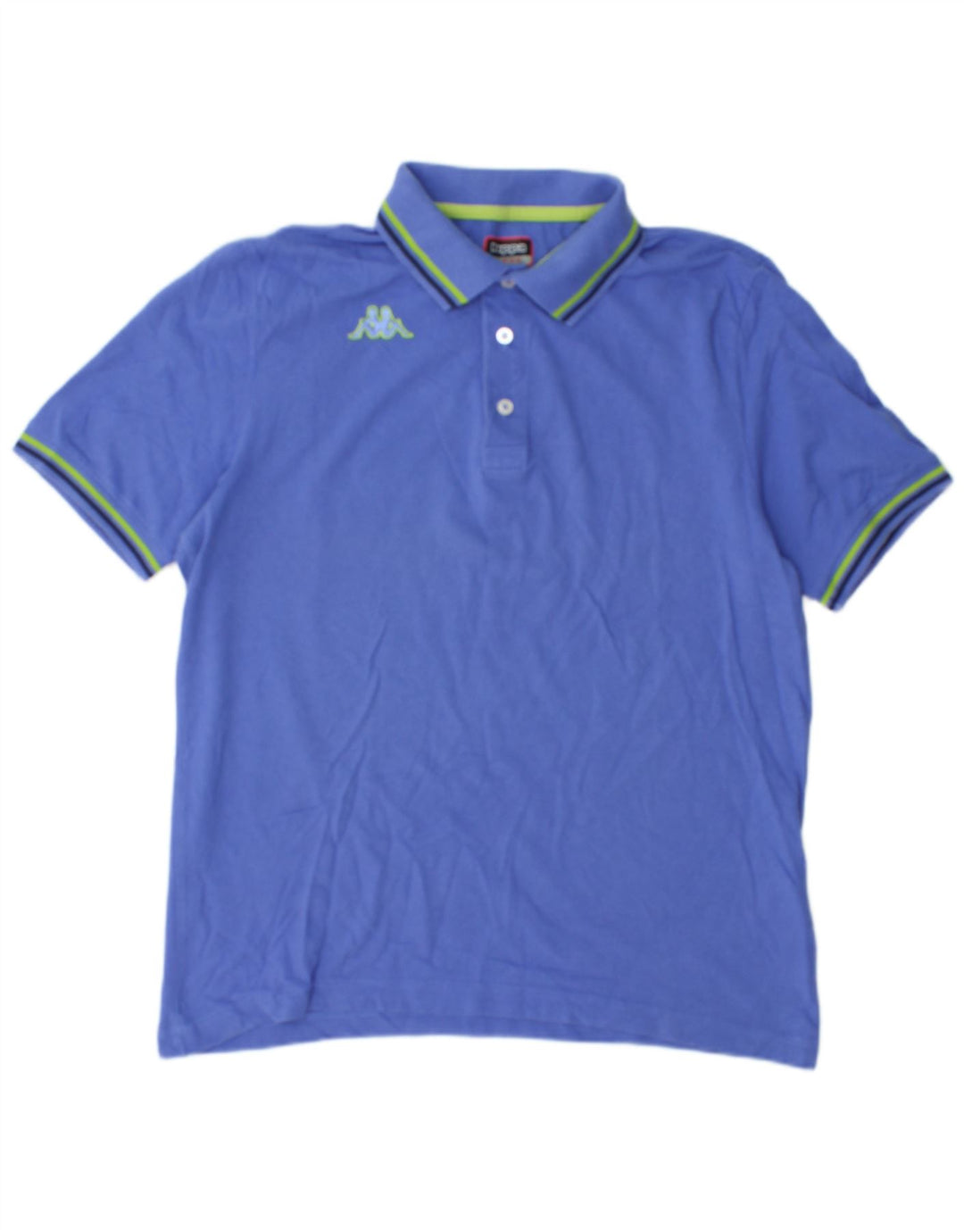 Kappa Polo Homme Grand Bleu Coton