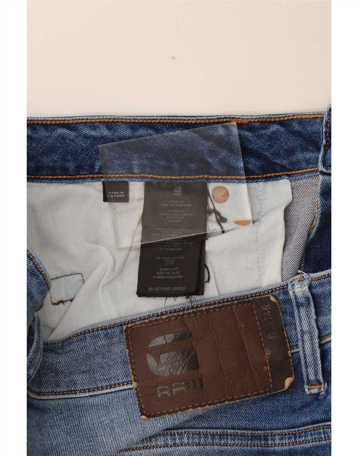 G-Star Jean Slim 3D Arc Homme W33 L34 Bleu Coton