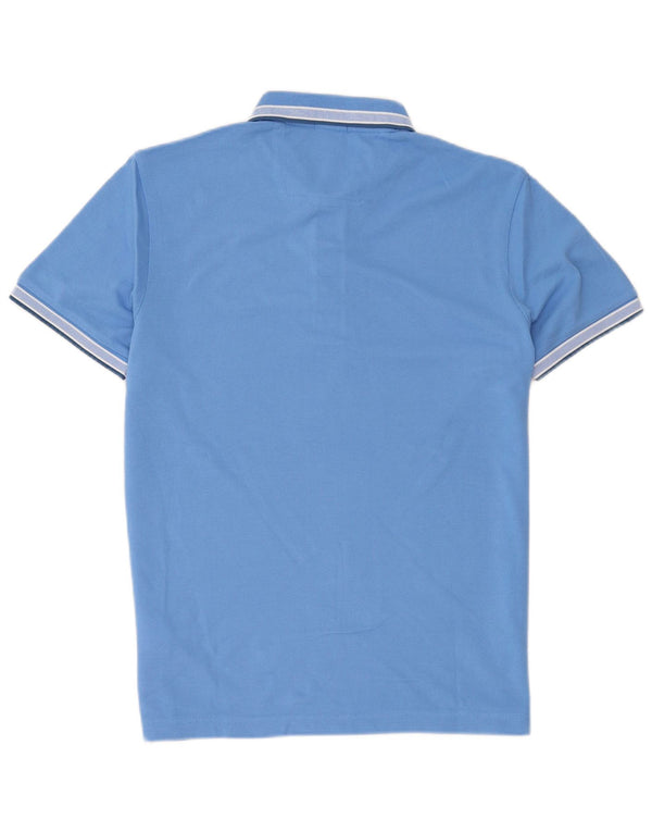 Hugo Boss Homme Regular Fit Polo Large Bleu Rayé Coton