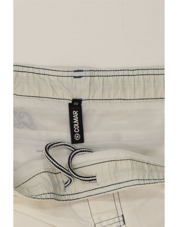 Colmar Short de Bain Homme EU 46 Petit Blanc Colorblock