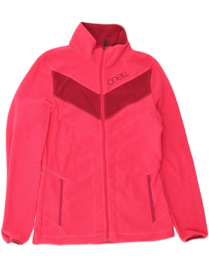 O'Neill Veste polaire graphique pour femme UK 18 XL Rose Colorblock Polyester