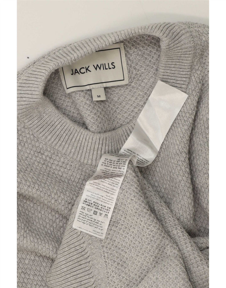 Jack Wills Pull à col rond pour homme en coton gris moyen