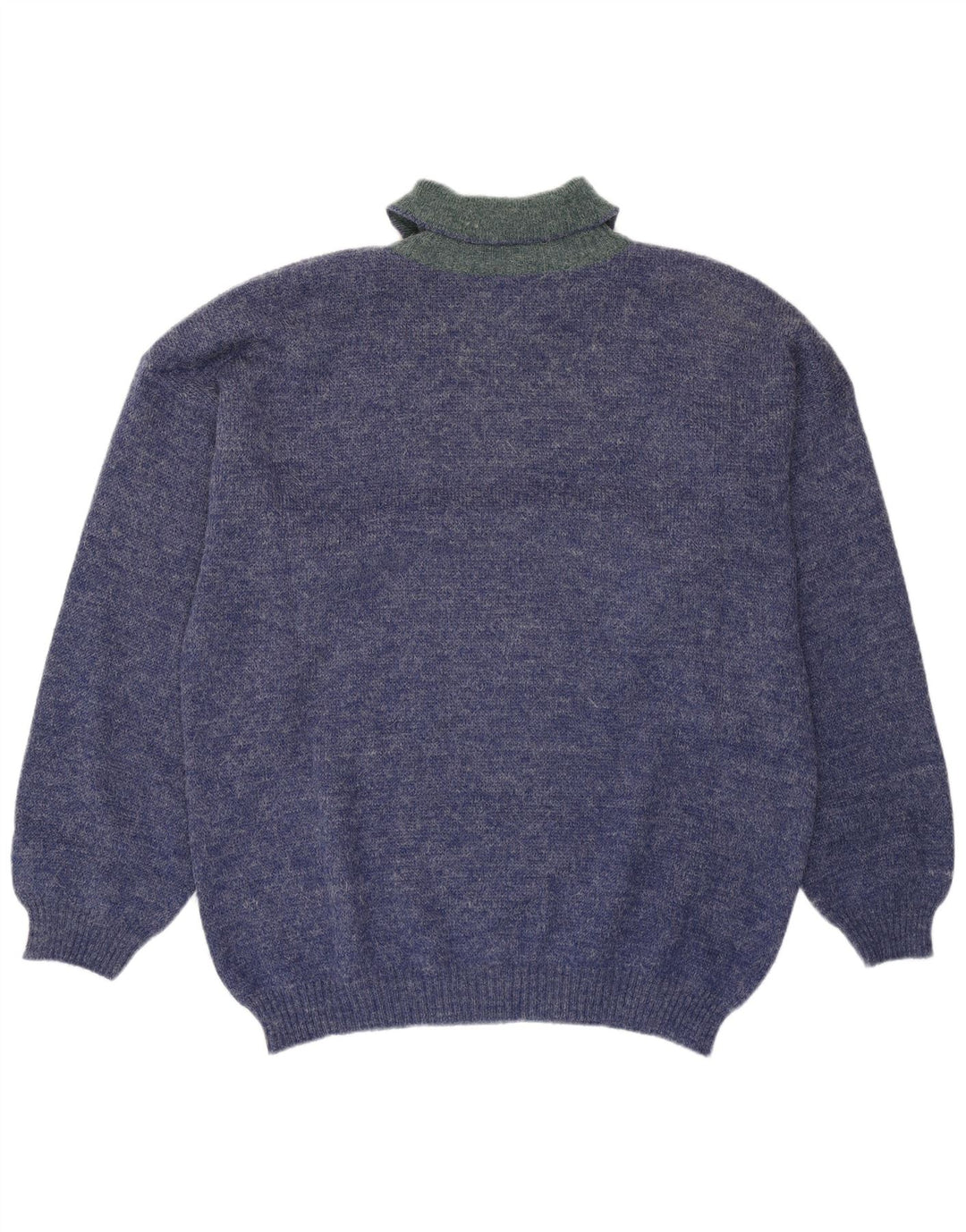Blue Flame Pull graphique à col polo pour homme XL moucheté