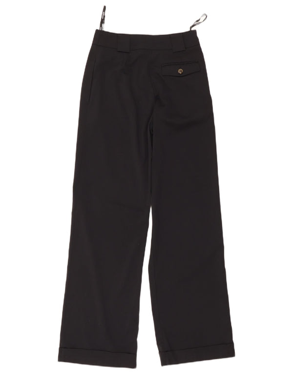 Topshop Pantalon de costume taille haute pour femme UK 6 XS W28 L30 Bleu marine