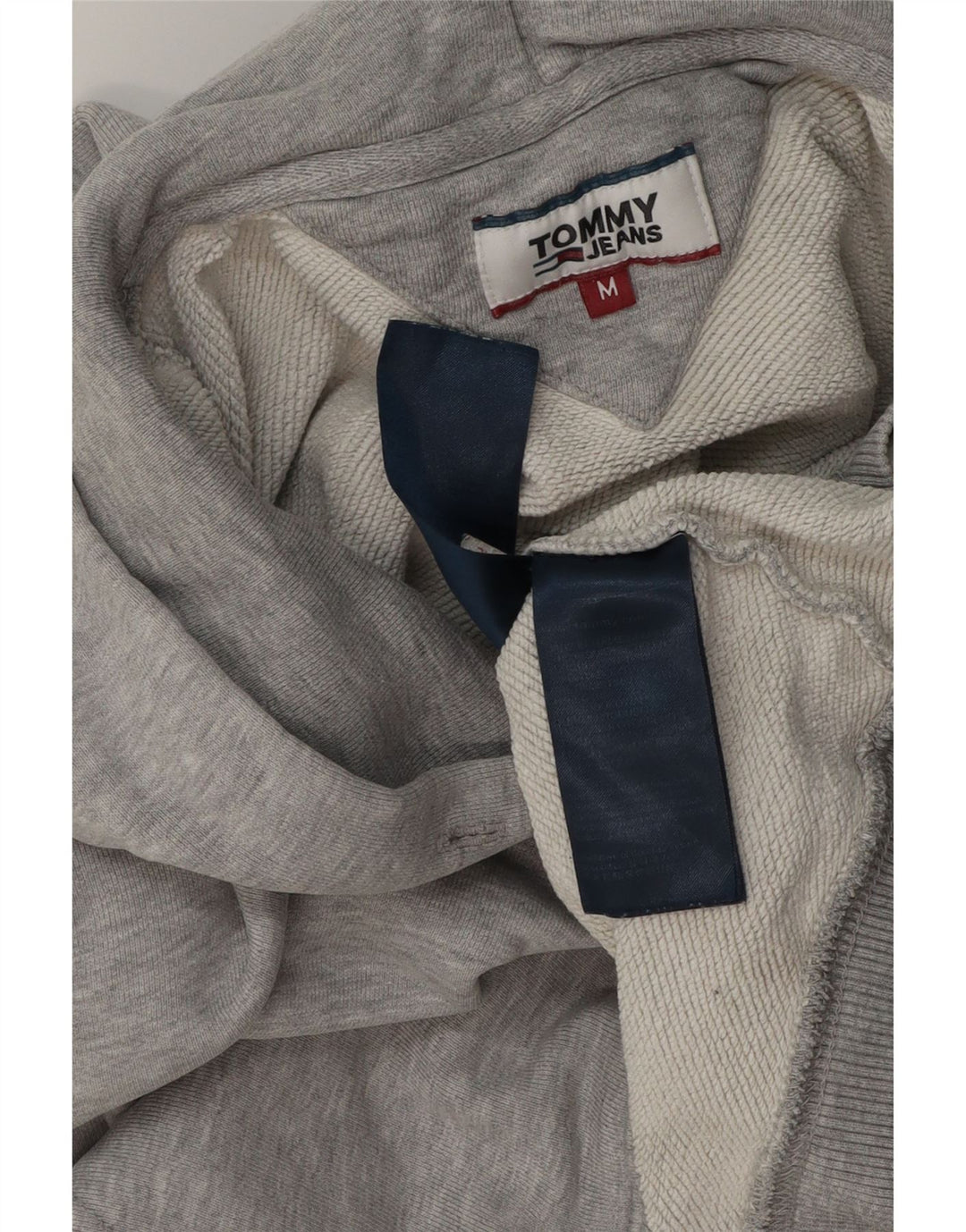 Tommy Hilfiger Pull à capuche pour homme en coton gris moyen