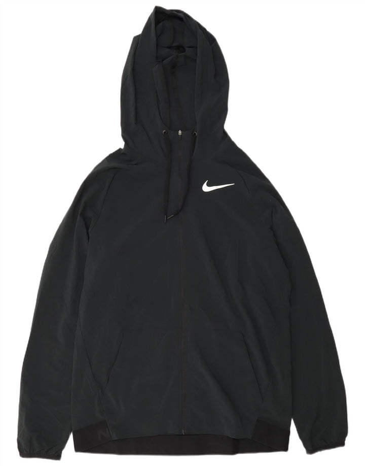 Veste de survêtement Nike Dri Fit Graphic pour homme, bleu marine moyen, color block
