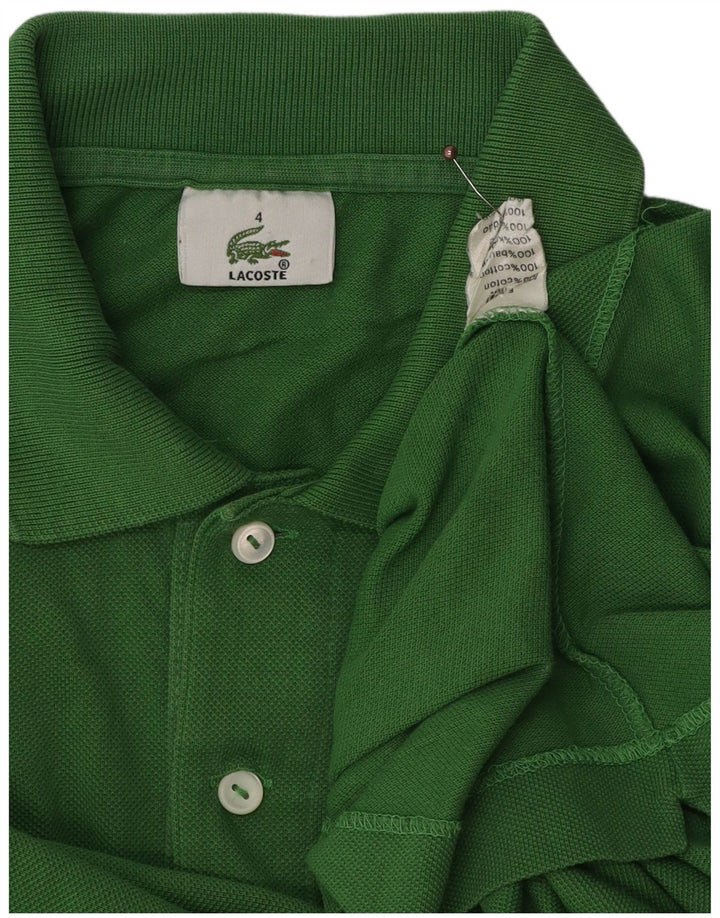 Lacoste Polo Homme Taille 4 Coton Vert Moyen