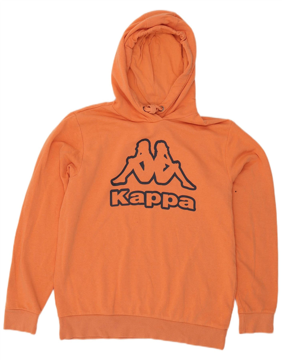 Kappa Pull à Capuche Graphique Homme Orange Moyen Coton