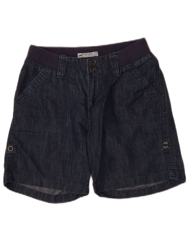 LEE Short Chino Femme Coupe Naturelle W28 Bleu Marine Moyen Coton