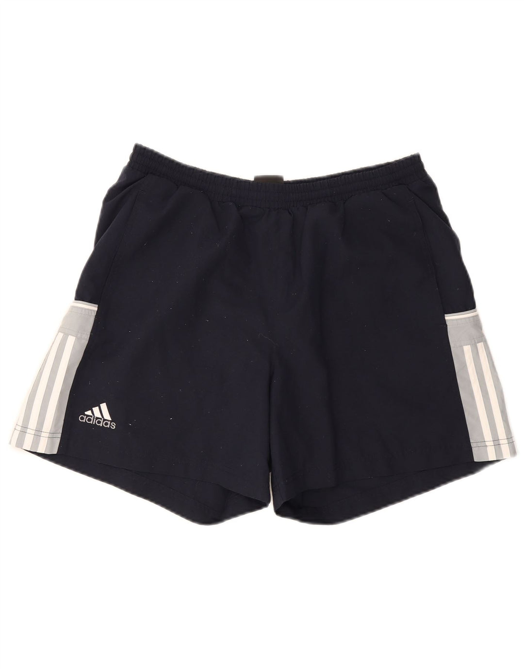 Adidas Short de sport pour homme en polyester color block bleu marine moyen