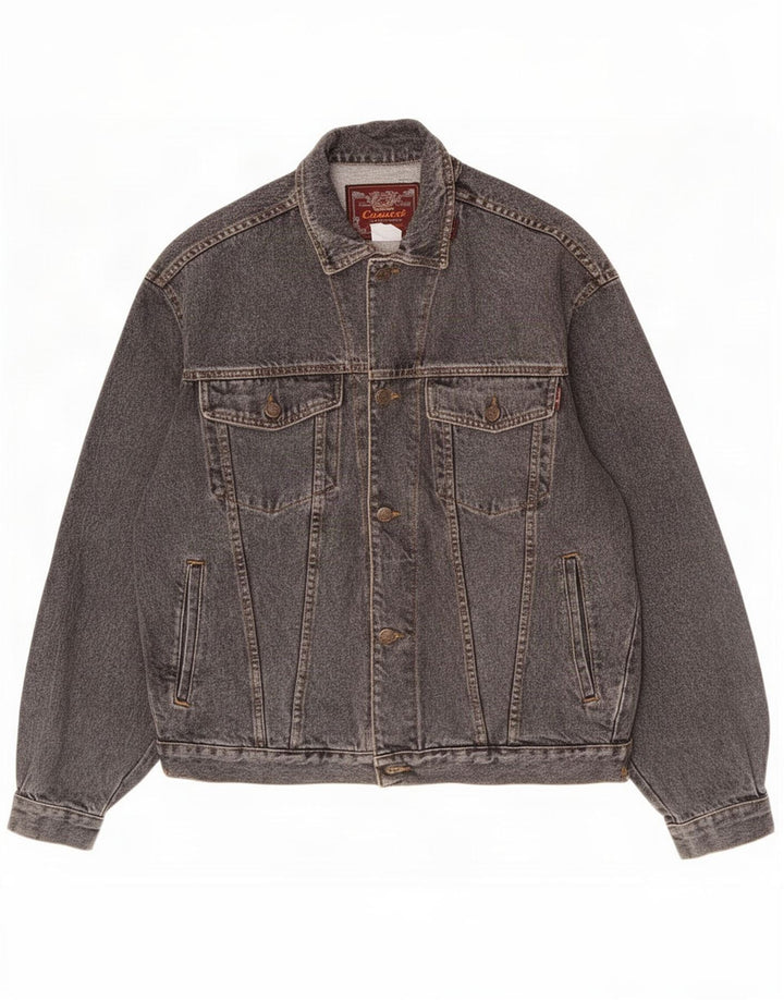 Casucci Veste en jean pour homme UK 38 Coton gris moyen