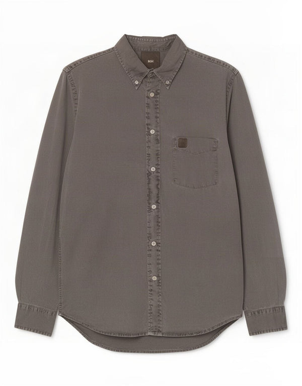 Murphy & Nye Chemise en Jean Homme Large Gris Coton