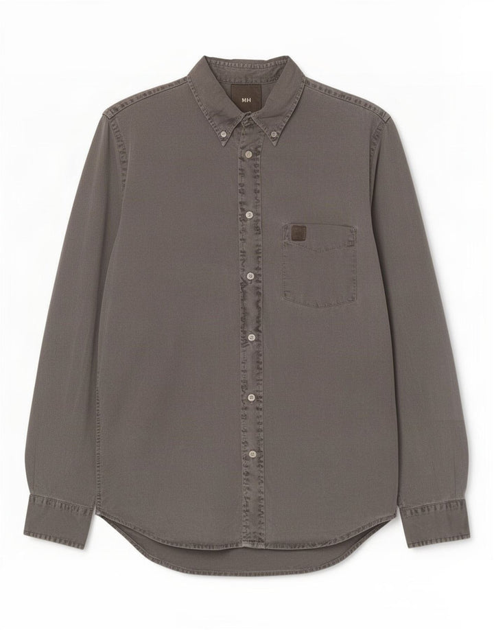 Murphy & Nye Chemise en Jean Homme Large Gris Coton