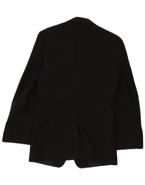 Paul Smith Veste blazer à 2 boutons pour homme UK 36 Petite laine noire