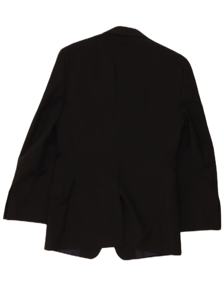 Paul Smith Veste blazer à 2 boutons pour homme UK 36 Petite laine noire