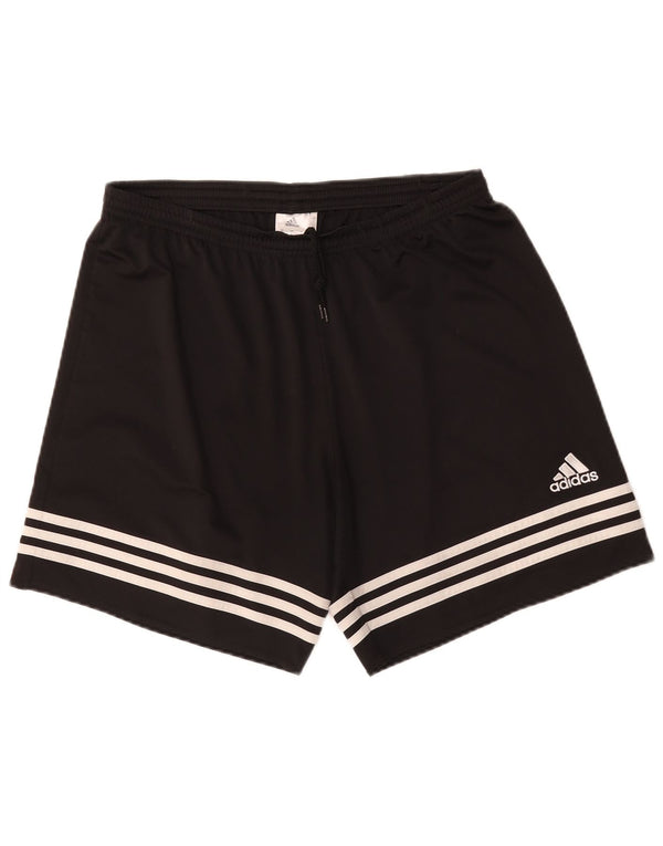 Adidas Short de sport Climalite pour homme, grand, noir, polyester
