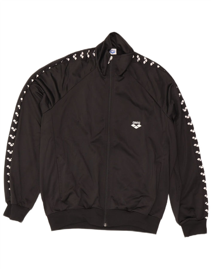 ARENA Veste de Survêtement Graphique Homme Noir Moyen
