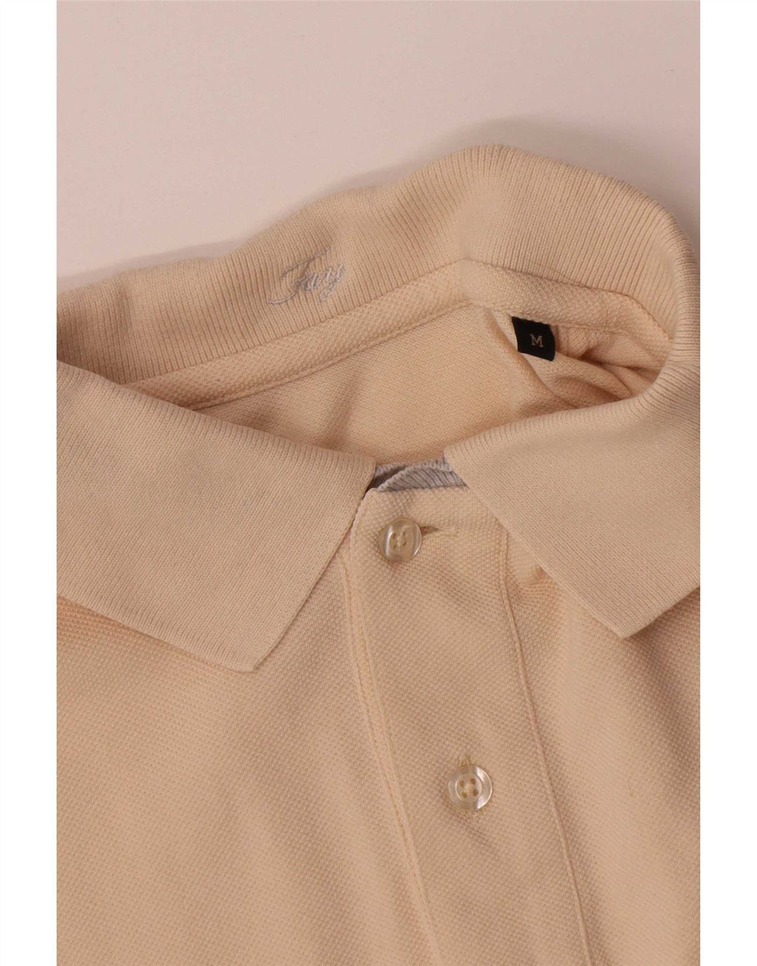Fay Polo Homme Coton Beige Moyen