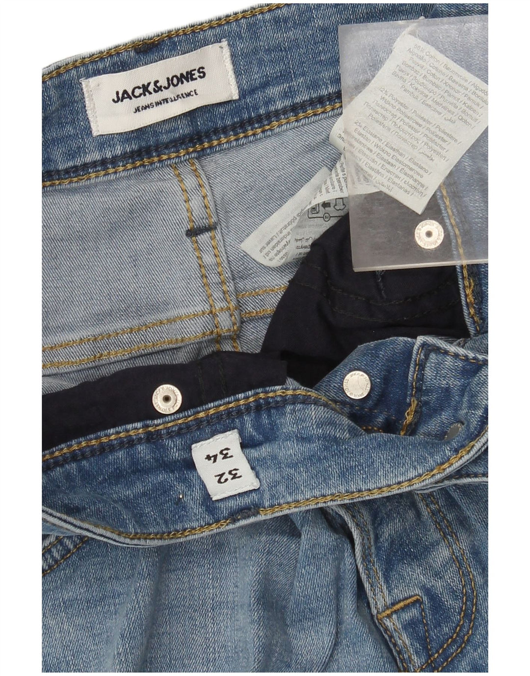 Jack & Jones Jean Slim W32 L29 Homme Bleu Coton