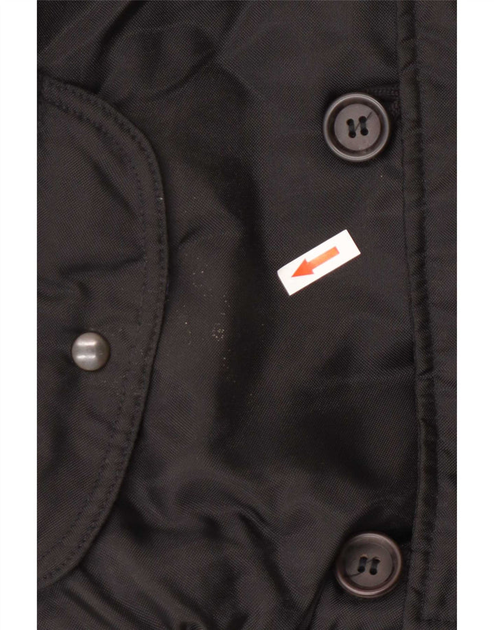 Pulloveria Bomber à capuche pour homme UK 42 XL Noir Polyamide