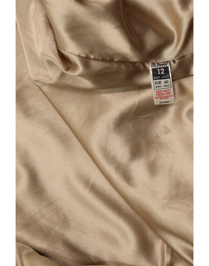 Veste en cuir pour femme St. Bernard UK 12 Cuir beige moyen