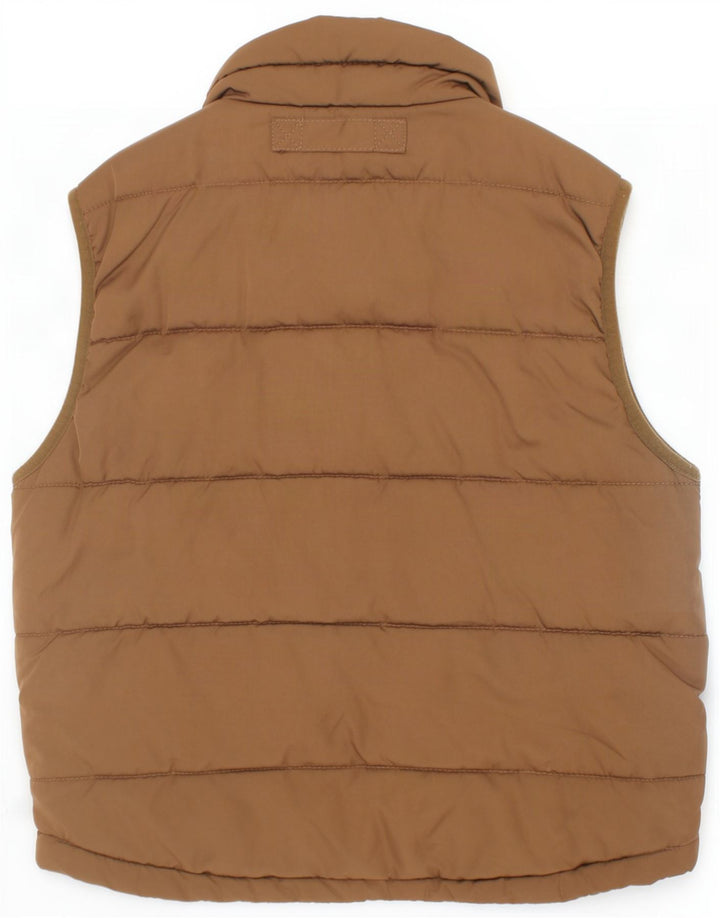 Gant Gilet Rembourré Garçon 7-8 Ans Marron Moyen Polyester