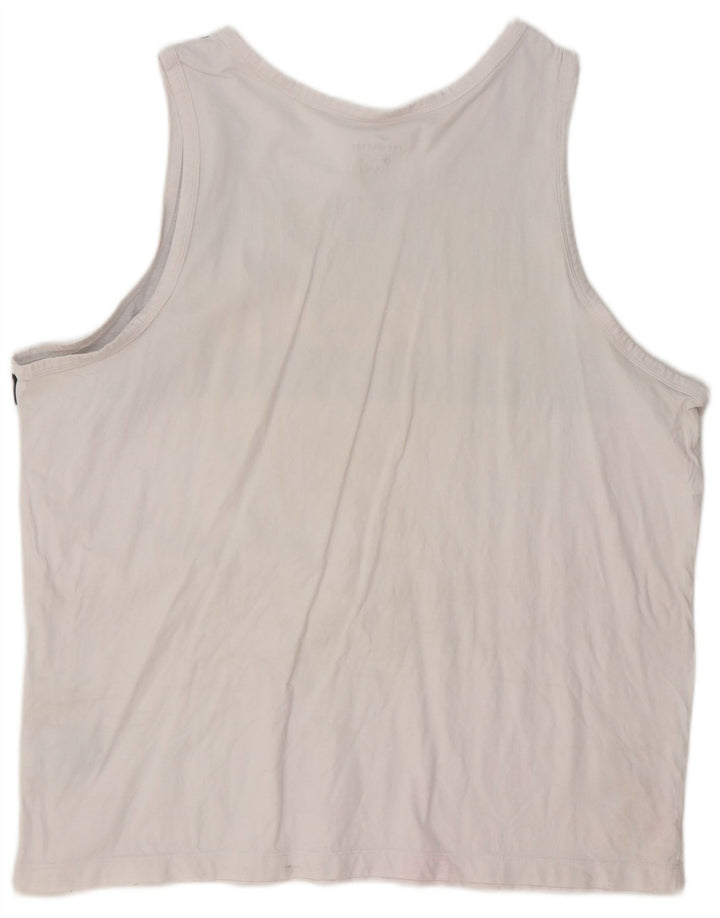 Nike Débardeur graphique pour homme 2XL en coton color block blanc