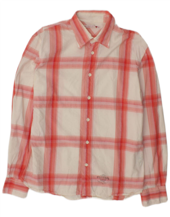 Levi's Chemise Homme Blanc Moyen à Carreaux