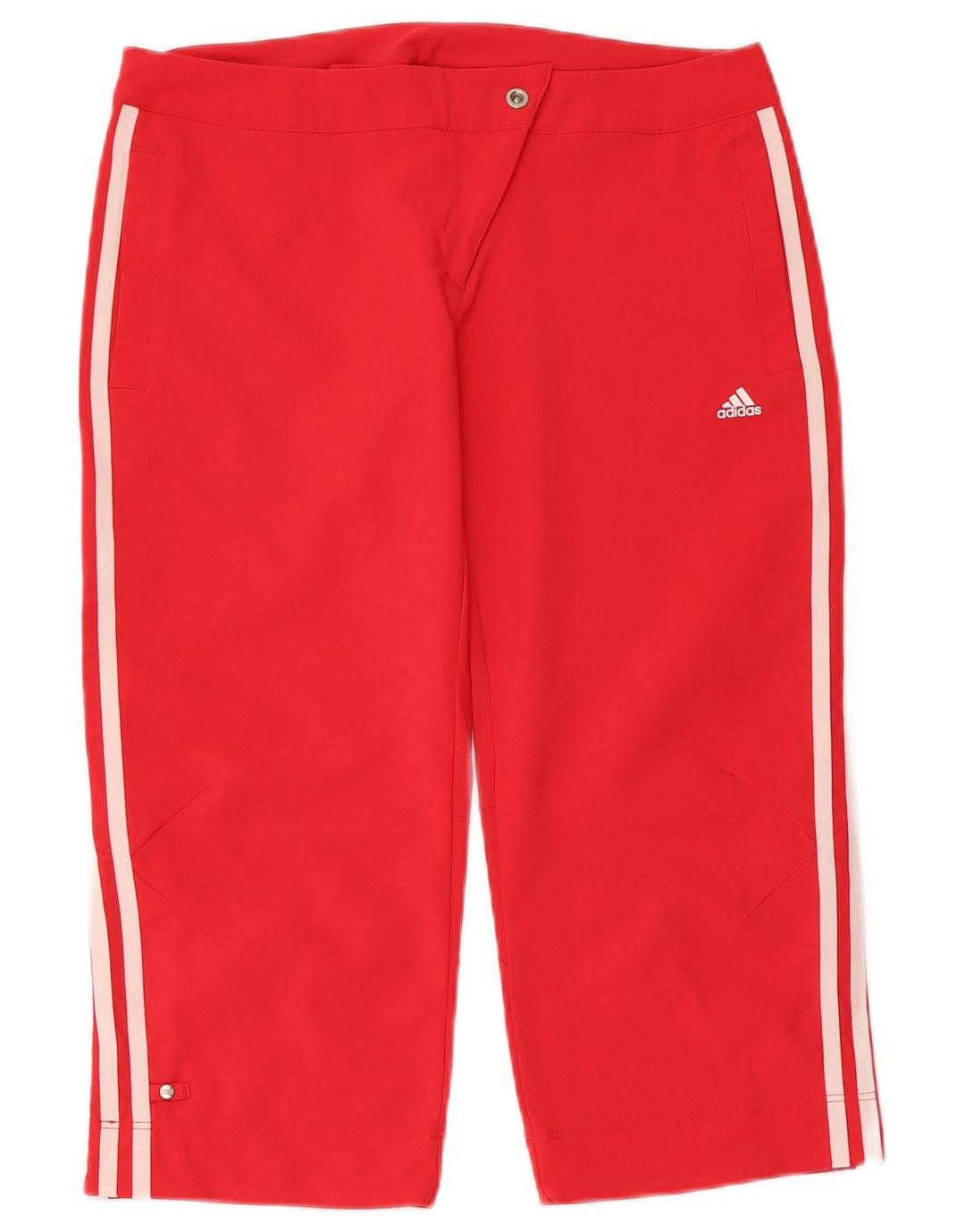 ADIDAS Bermuda Climalite pour femme UK 10 Small W30 Rouge Polyester