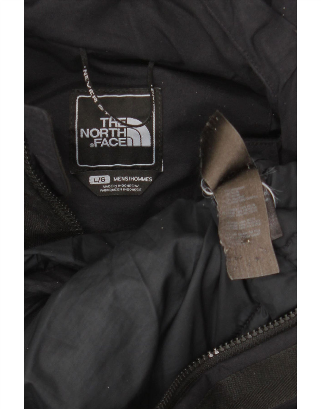 The North Face Veste coupe-vent à capuche pour homme UK 40 Large Noir Hiver