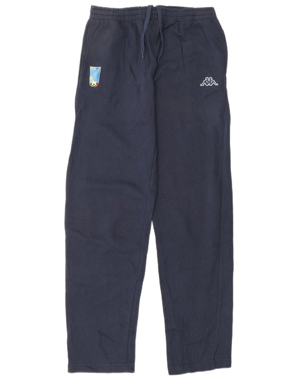 KAPPA Pantalon de Survêtement Homme Large Bleu Marine Coton