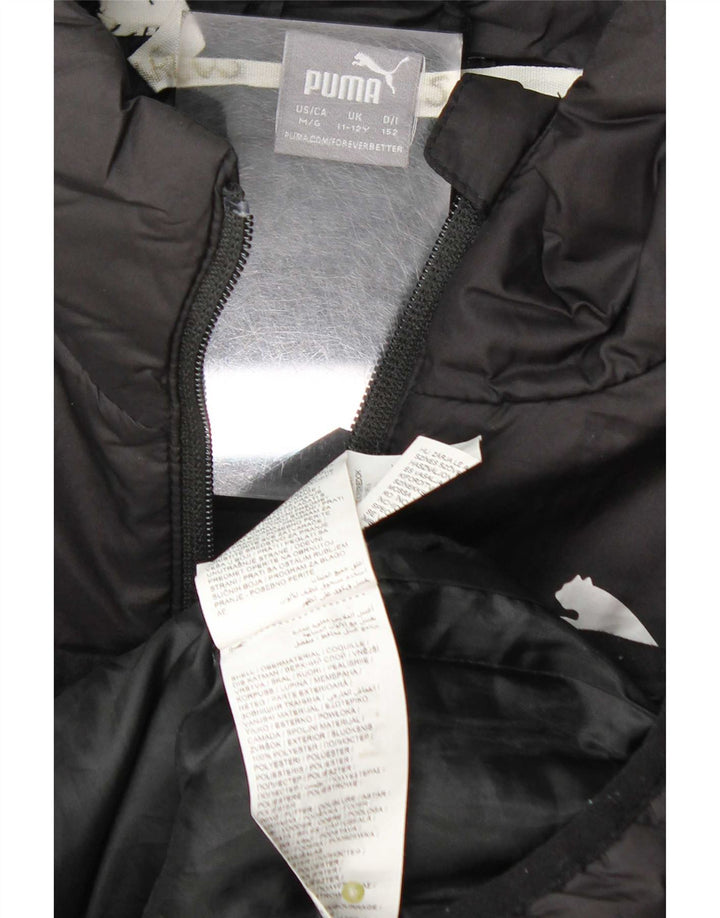 Puma Veste matelassée graphique garçon 11-12 ans Noir Polyester
