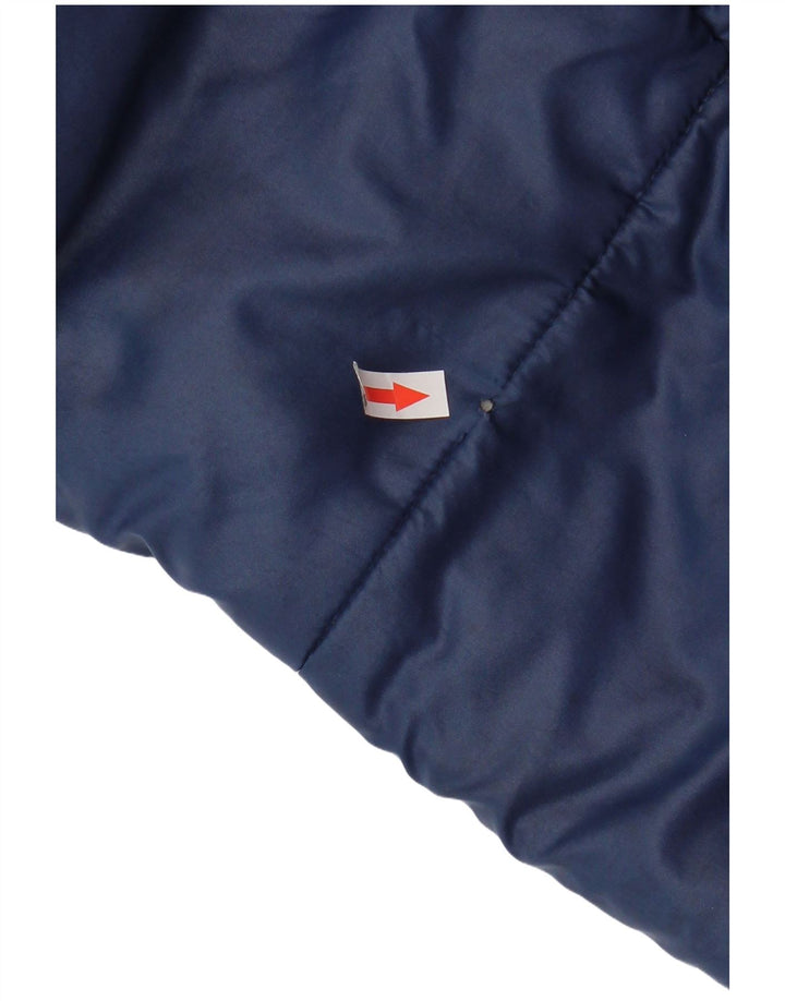 VINTAGE Veste coupe-vent homme UK 38 Polyester bleu marine moyen