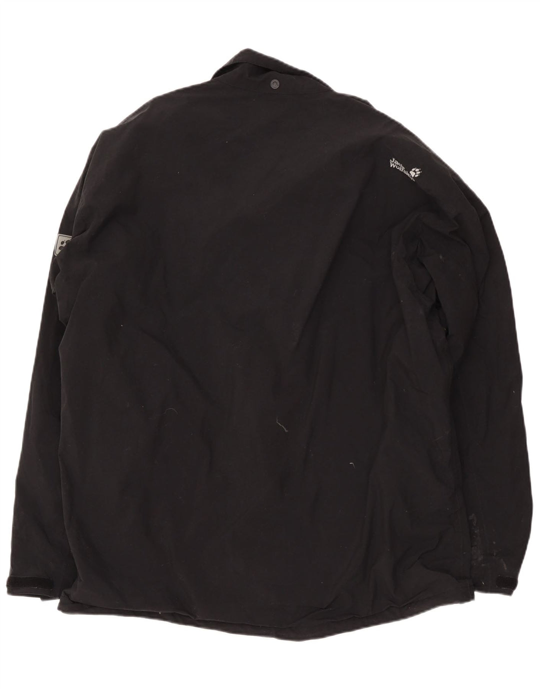 Jack Wolfskin Veste coupe-vent pour homme UK 50 3XL Noir Polyamide
