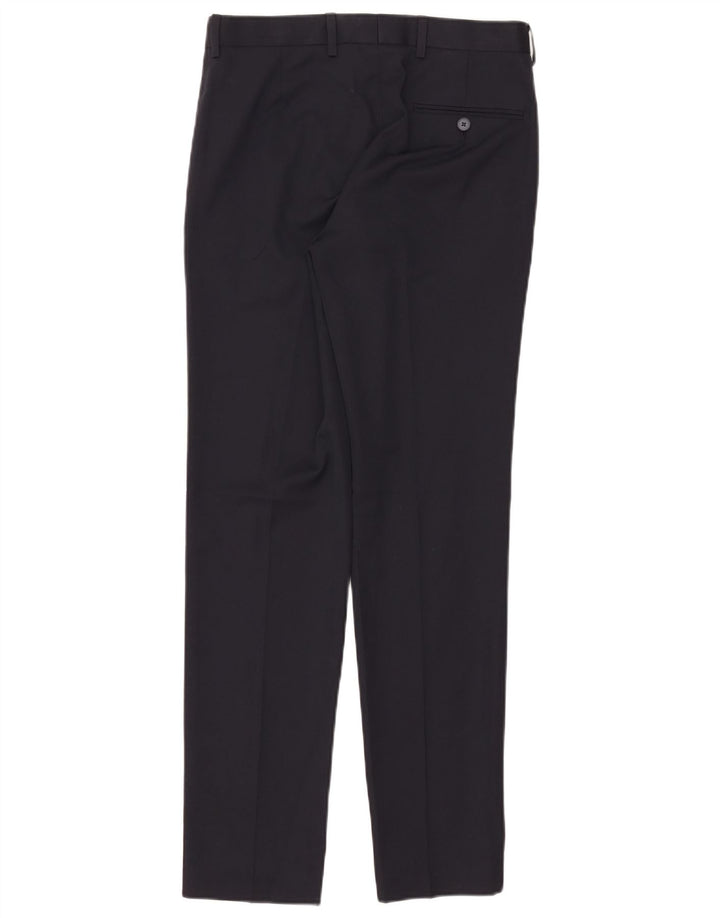 Marks & Spencer Pantalon de costume skinny pour homme W30 L31 Bleu marine Polyester