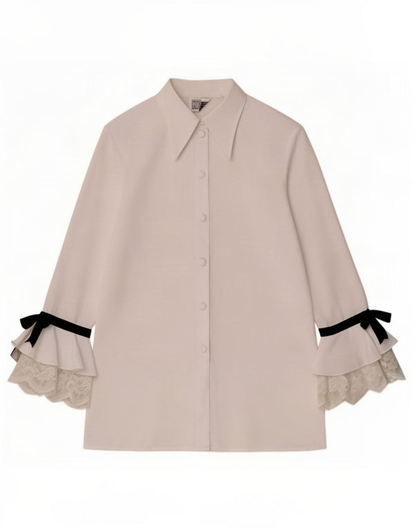 Sergio Di Laurenti Chemisier long coupe ample pour femme IT 40 Small Blanc