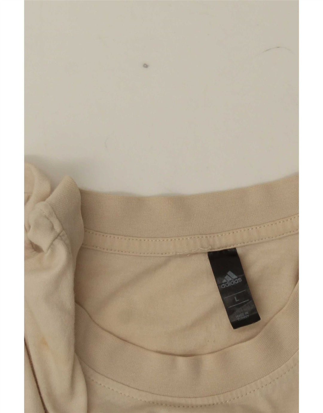 Adidas T-shirt graphique pour homme, grand, beige