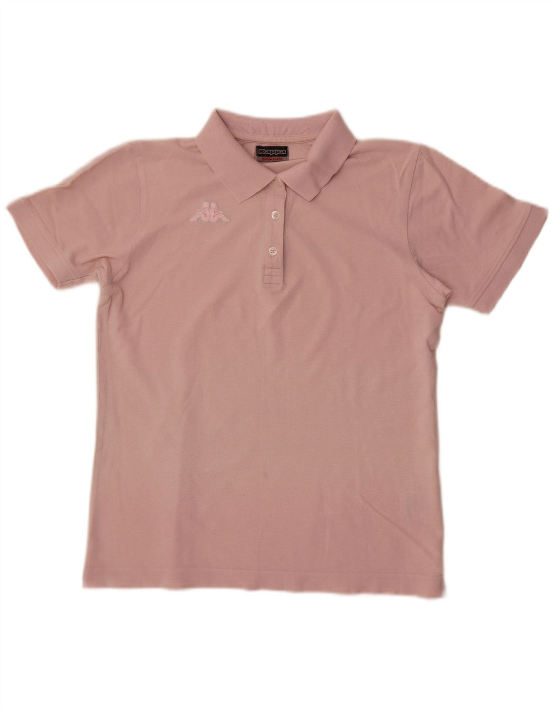 Kappa Polo Femme UK 12 Coton Rose Moyen