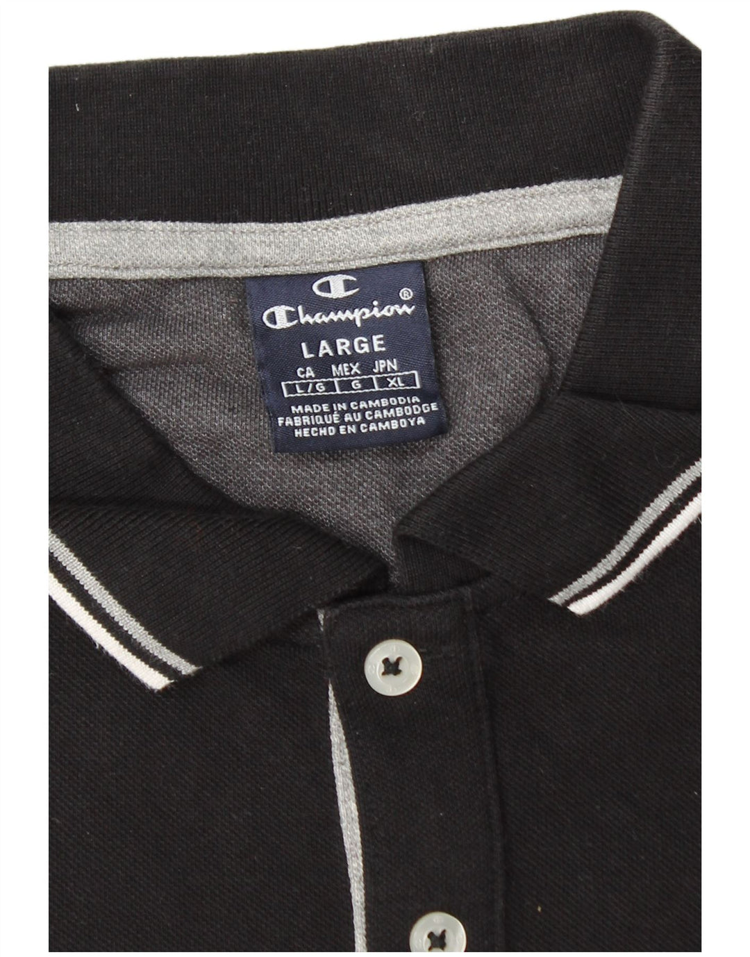 Champion Polo Homme Grand Noir