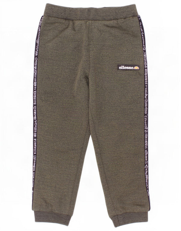 Ellesse Pantalon de survêtement graphique bébé garçon 18-24 mois Kaki Colourblock