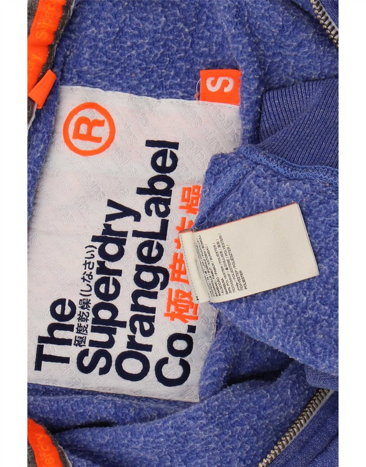 Superdry Veste de survêtement pour homme Petit Bleu Coton