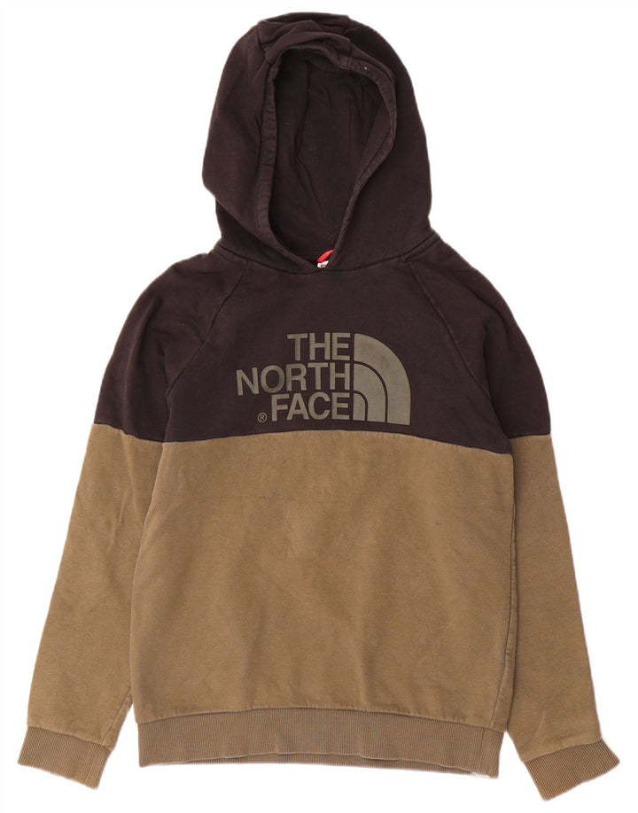 THE NORTH FACE Pull à capuche graphique pour garçon 14-15 ans XL Kaki Colourblock