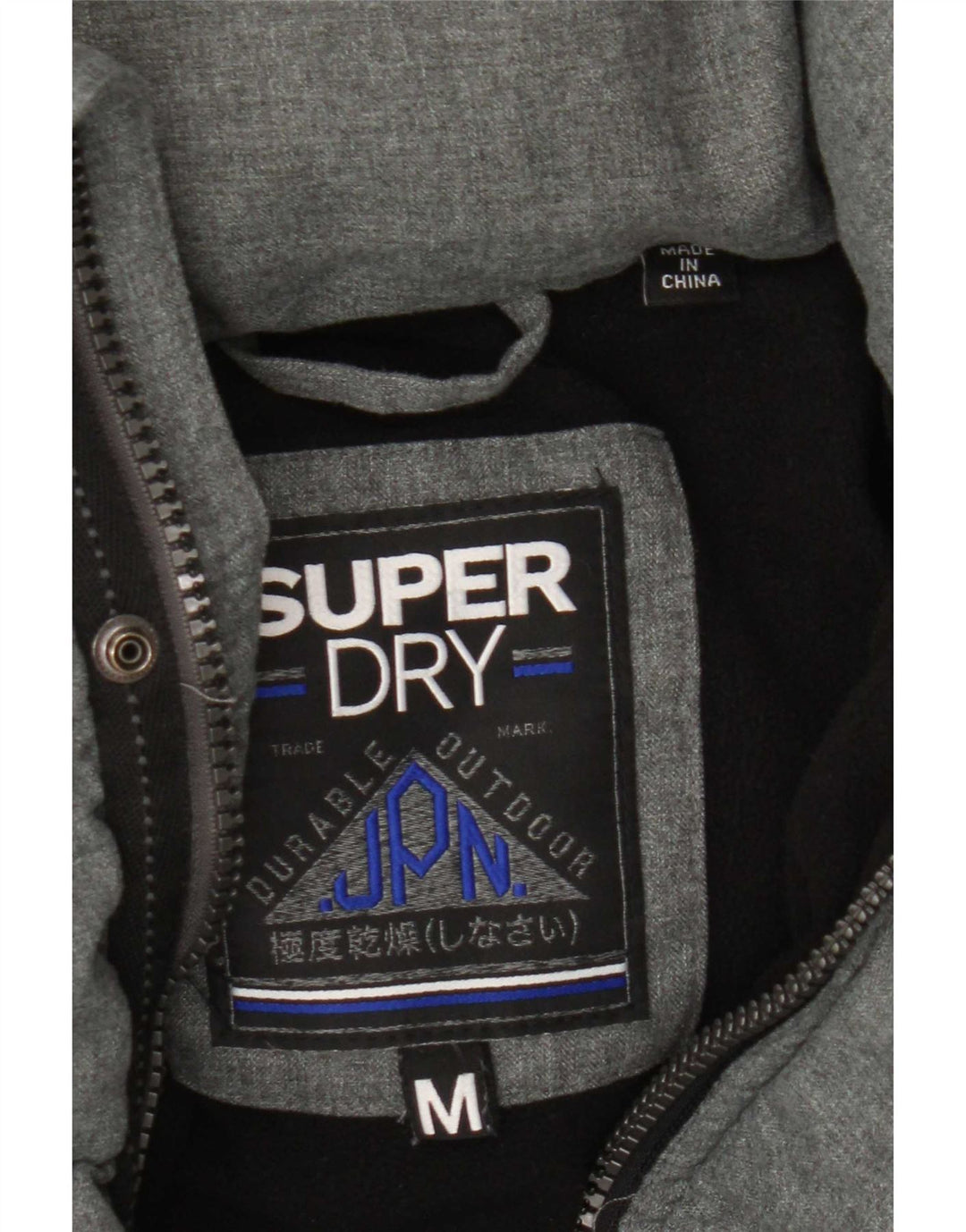 Superdry Veste matelassée à capuche UIK 38 Gris Moyen Polyester