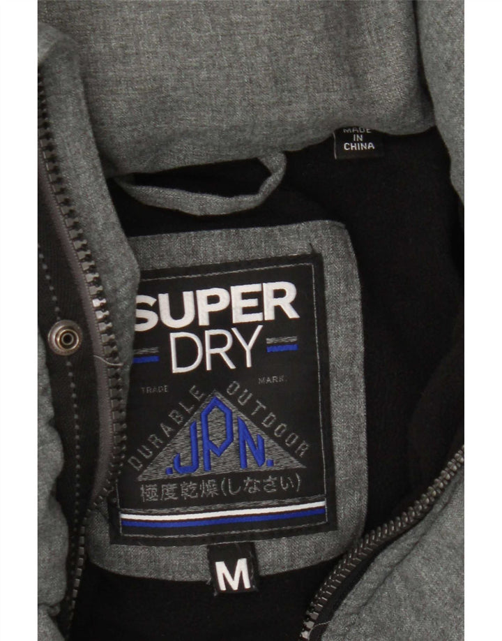 Superdry Veste matelassée à capuche UIK 38 Gris Moyen Polyester