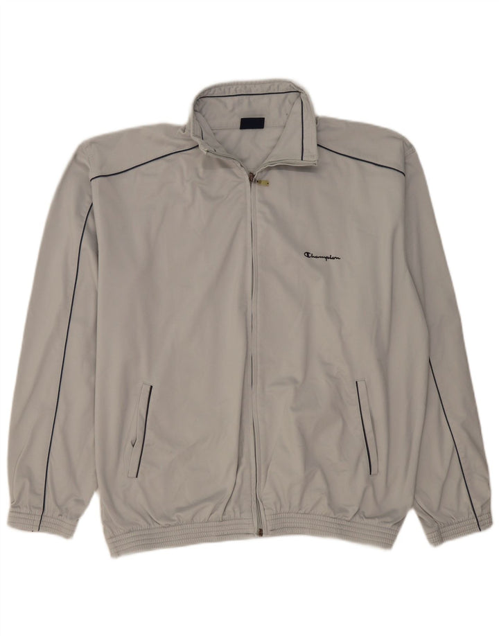 CHAMPION Veste de Survêtement Homme XL Gris Polyester