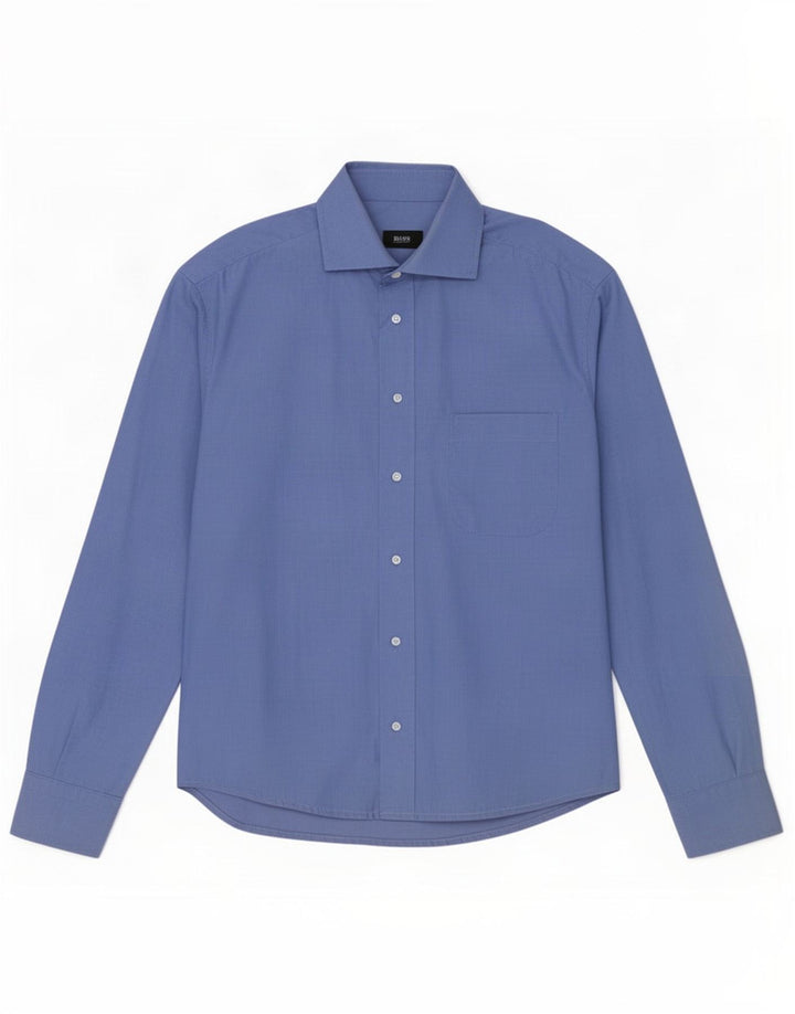 Hugo Boss Chemise Homme Taille 41 16 Grand Bleu