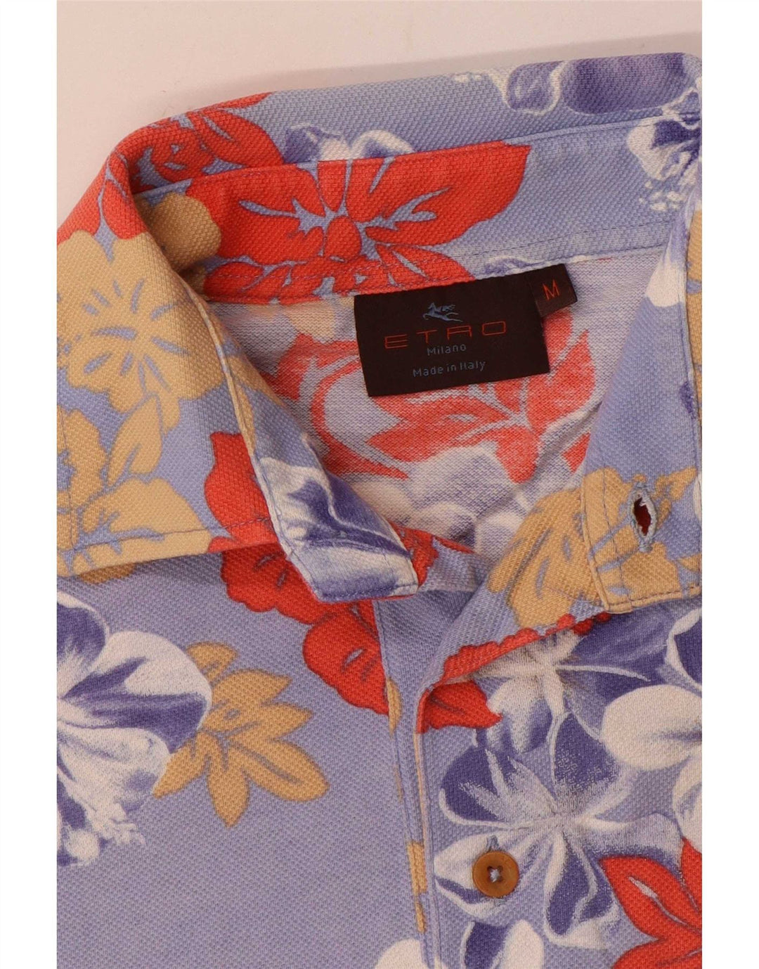 Etro Polo Homme Violet Moyen Floral