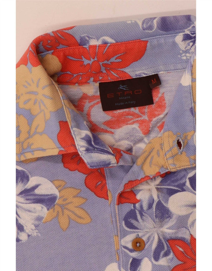 Etro Polo Homme Violet Moyen Floral