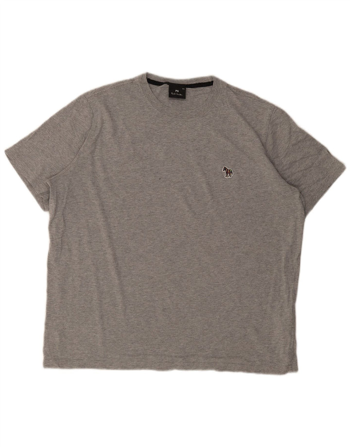 PAUL SMITH T-Shirt Homme Top 2XL Gris Coton