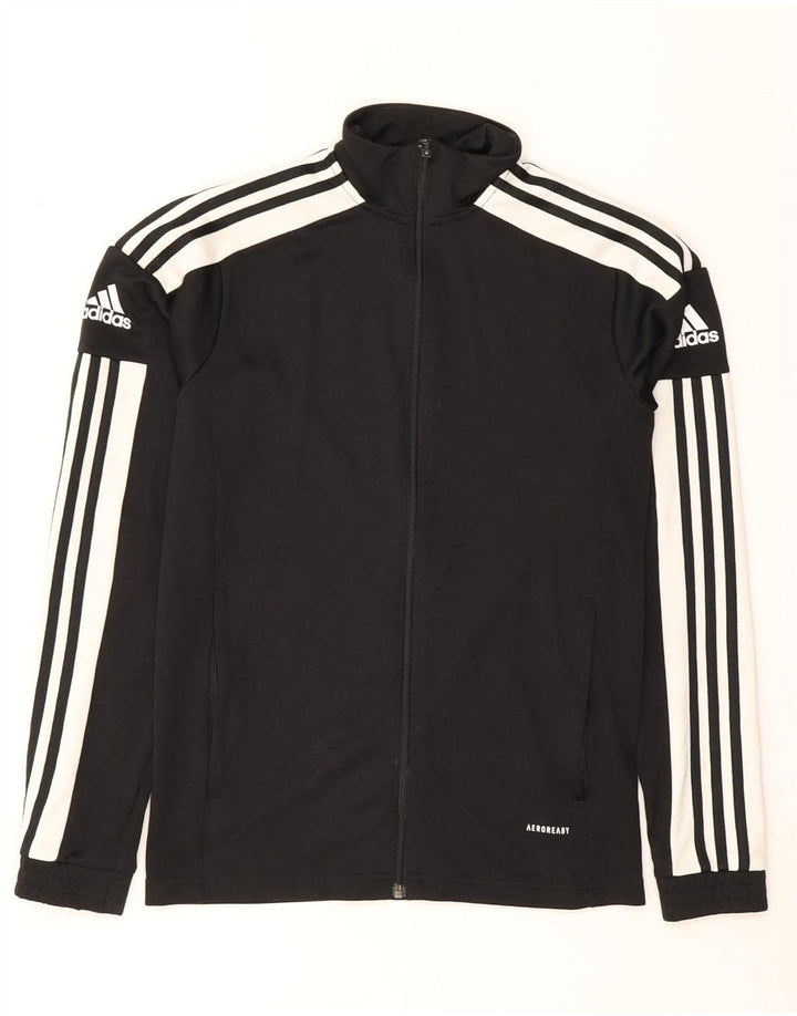 Adidas Hommes Aeroready Survêtement Top Veste Petit Noir Polyester